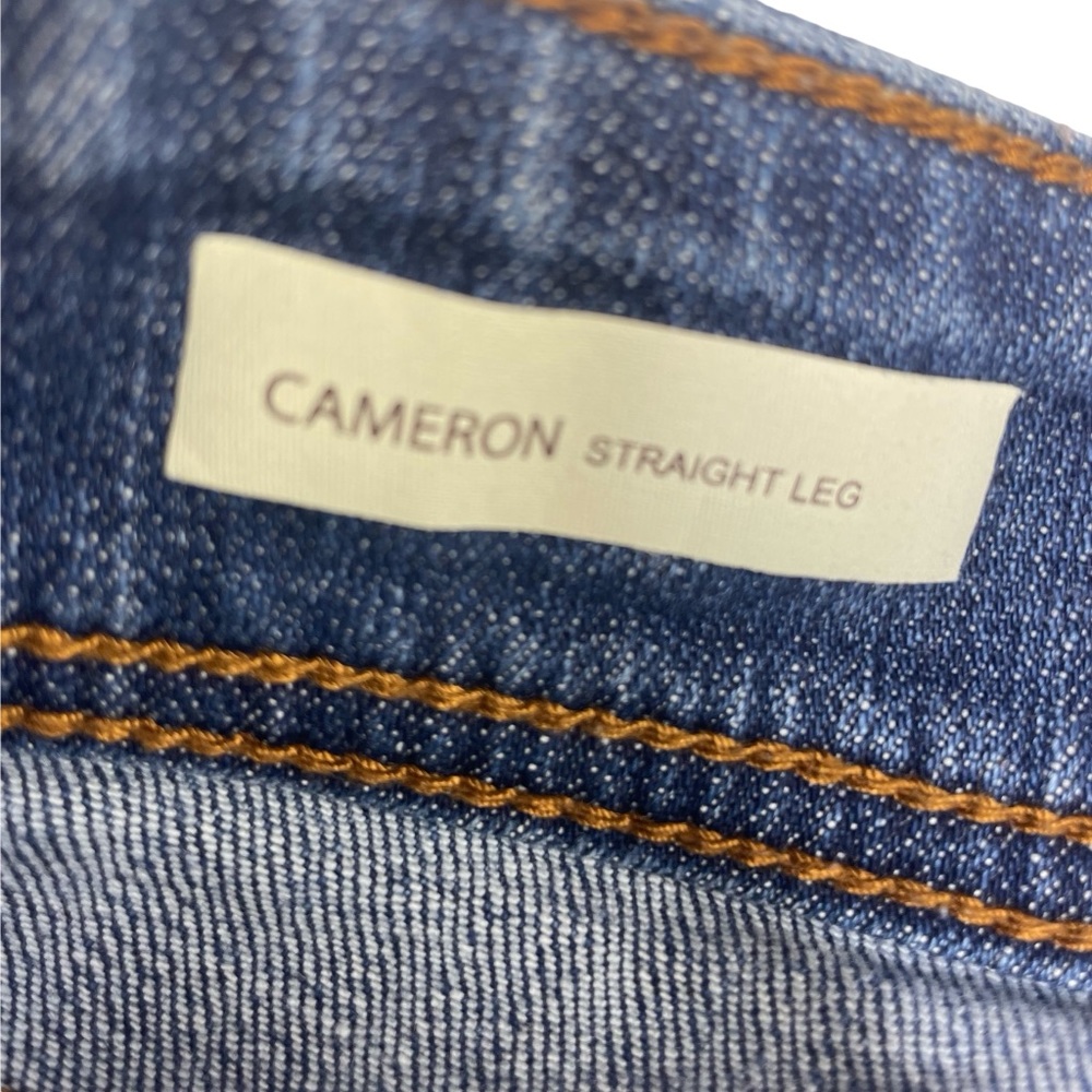 Kut From The Kloth Cameron Straight Leg Cuffed Jeans Sz 8 - Picture 8 of 11